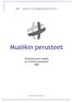 SML - Suomen musiikkioppilaitosten liitto ry. Musiikin perusteet. Tasosuoritusten sisällöt ja arvioinnin perusteet 2005. www.musicedu.