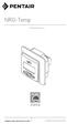 NRG-Temp. Ohjelmistoversio 3.2. FI-NRGtemp-IM-EU0309-R0 THERMAL BUILDING SOLUTIONS