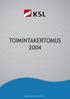 TOIMINTAKERTOMUS 2004