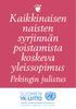 Kaikkinaisen naisten syrjinnän poistamista koskeva yleissopimus