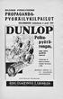 DUNLOP. PYörärengas, Polkui PROPAGANDA- PYÖRÄILYKILPAILUT KONE-OSAKEYHTIÖ E.GRÖNBLOM HELSINGIN PYÖRÄILYSEURAN. HELSINGISSÄ toukokuun 6 p:nä 1937