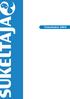 Räpyläuinti 4. Vapaasukellus 16. Uppopallo 20. Sukelluskalastus 24. Valokuvaus 34. Laitetekniikka 36