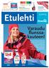 Etulehti. Varaudu flunssakauteen! 2/2013