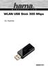WLAN USB Stick 300 Mbps. m käyttöohje