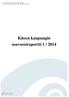 Kiteen kaupungin osavuosiraportti 1 / 2014
