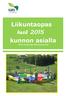 Liikuntaopas kesä 2015 kunnon asialla. Salon kaupungin liikuntapalvelut