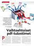 Parasta pdf-tiedostoissa (portable. Vaihtoehtoiset pdf-tulostimet. Pdf-ohjelmien markkinavaltias