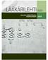 LÄÄKÄRILEHTI. Suomen Lääkärilehden kirjoitusohjeet SUOMEN LÄÄKÄRILEHTI FINLANDS LÄKARTIDNING FINNISH MEDICAL JOURNAL WWW.LAAKARILEHTI.