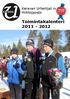 Keravan Urheilijat ry Hiihtojaosto. Toimintakalenteri 2011-2012