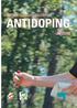 Suomen Suunnistusliiton ANTIDOPING. -ohjelma