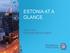 ESTONIA AT A GLANCE. Valdar Liive Enterprise Estonia Helsinki