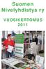 Suomen Nivelyhdistys ry VUOSIKERTOMUS 2011