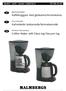 Coffee Maker with Glass Jug/Vacuum Jug