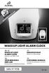 WAKE-UP LIGHT ALARM CLOCK