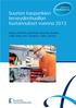 Suurten kaupunkien terveydenhuollon kustannukset vuonna 2013. Espoo, Helsinki, Jyväskylä, Kouvola, Kuopio, Lahti, Oulu, Pori, Tampere, Turku, Vantaa