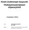 Keski-Uudenmaan kaupunki Yhdistymisselvityksen ohjausryhmä