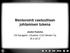 Mentorointi vastuullisen johtamisen tukena. Jouko Kuisma CR Navigator J.Kuisma / CxO Mentor Oy 25.4.2012