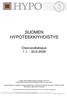 SUOMEN HYPOTEEKKIYHDISTYS. Osavuosikatsaus 1.1. - 30.6.2009