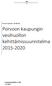 Porvoon Kaupunki - Borgå Stad. Porvoon kaupungin vesihuollon kehittämissuunnitelma 2015-2020