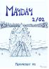 MAYDAY. Sisällys: 2/2002. 1. Kansi. Julkaisija: Merimetsot ry. 2. Sisällys. Painopaikka: Vientipaino Oy, Helsinki. 3. Pääkirjoitus