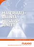 MATERIAALI- VALINTA HITSAUS- AINEET