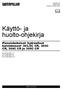 Käyttö- ja huolto-ohjekirja