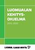 LUOMUALAN KEHITYS- OHJELMA