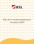 KSL ry:n toimintakertomus vuodelta 2003