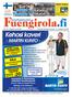 Karjala takaisin? Nro. 29 Perjantai 12.10.2012 Periódico finlandés semanal 6. vuosikerta vol 230. (lympha-touch) Aukioloajat: ma-pe 8-20 la 9-15