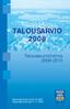 TALOUSARVIO 2008. Taloussuunnitelma 2009-2010