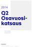 Osavuosikatsaus. Sanoma Oyj PL 1229, 00101 Helsinki puh. 0105 1999 www.sanoma.com Y-tunnus 1524361 1 Kotipaikka Helsinki