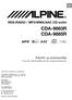 CDA-9883R CDA-9885R. RDS-RADIO / MP3/WMA/AAC CD-soitin. Käyttö- ja asennusohje Lue tämä ohje huolellisesti ennen laitteen käyttämistä.