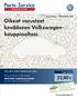 Parts&Service 22,80. Alkuperäinen Volkswagen aktiivihiili-raitisilmasuodatin MAGAZINE. www.volkswagen.