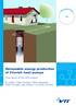 Renewable energy production of Finnish heat pumps. Final report of the SPF-project