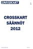 CROSSKART SÄÄNNÖT 2012