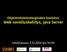 Ohjelmistoteknologioiden koulutus: Web-sovelluskehitys, Java Server. Infotilaisuus 3.12.2014 klo 10:00