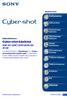 Cyber-shot-käsikirja DSC-W110/W115/W120/W125/ W130. Sisällysluettelo. Hakemisto VNAPSAUTA! Lue tämä Käsikirja, Käyttöopas ja Cybershot-edistyneen
