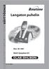 KÄYTTÖOHJE. Langaton puhelin. Nro: 36-1847. Malli: Symphoni G5. Ver. 001-200509