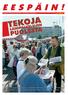 EESPÄIN! 3/2012. Avauksia toisenlaiseen Helsinkiin. Vaihtoehtoja vasemmalta. kuva toivo koivisto