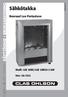 KÄYTTÖOHJE BRUKSANVISNING. Ver. 001-200509. Sähkötakka. Benraad Lee Portastove. Malli: LEE 20RC/LEE 20RCA 2 kw. Nro: 36-1333