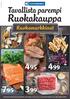 HK Viljaporsaan herkkupaisti/ delikatesstek av korngris n./ca 1,2 kg. HK Naudan jauheliha/ malet nötkött 10 % 600 g (6,65/kg) rs/ask