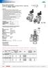 2/2 Sarja 353 5 PULSSIVENTTIILIT. Power Pulse Venttiilit integroitu pilotti, kierre tai Quick Mount -liitännät ¾ 1½, DN20 DN40