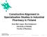 Constructive Alignment in Specialisation Studies in Industrial Pharmacy in Finland