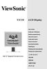 VX510. LCD Display. Full 15 Diagonal Viewable Screen. User Guide. Guide de l utilisateur. Bedienungsanleitung. Guía del usuario.