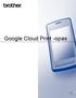 Google Cloud Print -opas