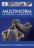 MULTINORM ALUMIINIPROFIILIT - ALUMINIUMPROFILES OCTANORM FINLAND