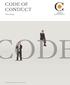 ODE CODE OF CONDUCT. Coor Group