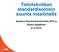 Tietotekniikan standardisoinnin suunta maailmalla. Suomen Standardisoimisliitto SFS ry Saana Seppänen 8.12.2015