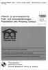 Väestö- ja asuntolaskenta Folk- och bostadsräkningen Population and Housing Census