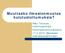 Muuttaako ilmastonmuutos kulutustottumuksia? Päivi Timonen, tutkimusjohtaja Kuluttajatutkimuskeskus 17.2.2010, Metsäalan tulevaisuusseminaari